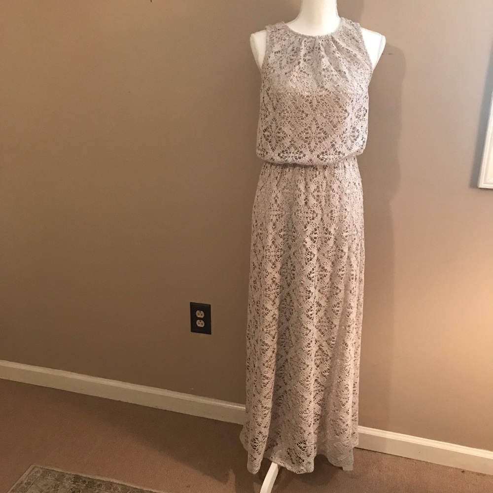 Crotchet maxi dress
